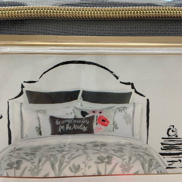 Kate Spade ♠️ European Pillow Sham - Picture 3 of 5